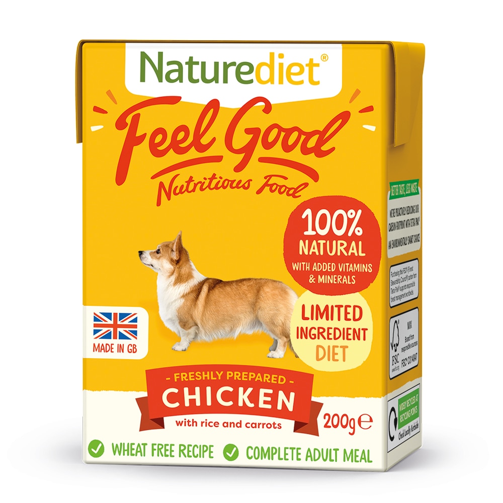 Naturediet Feel Good Chicken Dog Food - 8 x 200g